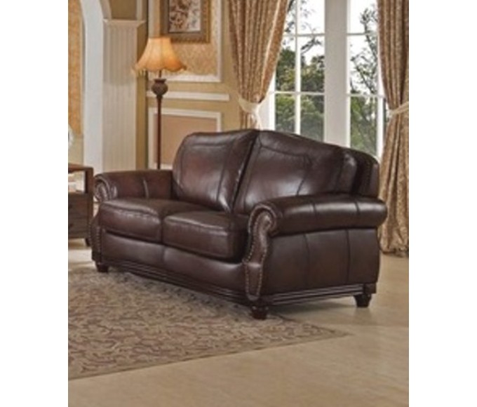 Heritage Leather Loveseat